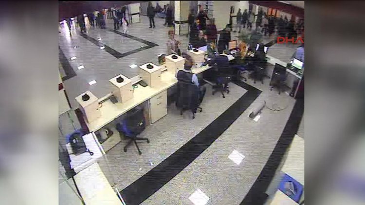 Gaziantep'te hastanede yere düşen 'Holter' takılı hastayı canlı bomba sandılar