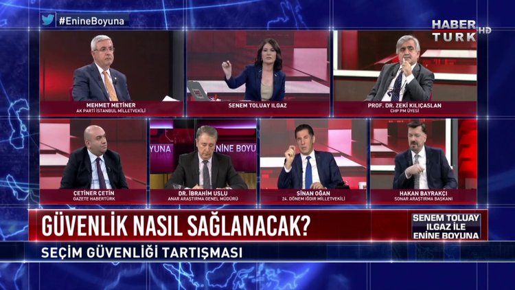 Enine Boyuna - 8 Mart 2018 (Seçim Güvenliği Tartışmaları)