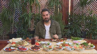 Turgay Başyayla, Osmaniye’deki lezzet yolculuğuna Kadirli ilçesine bağlı Karatepe köyünden başlayarak devam etti.