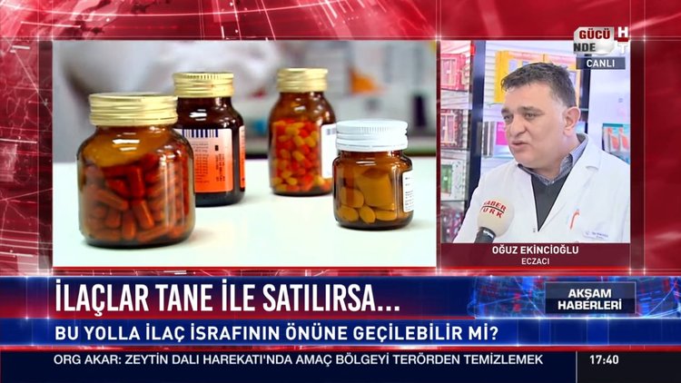 Tane ile ilaç satışı olur mu?