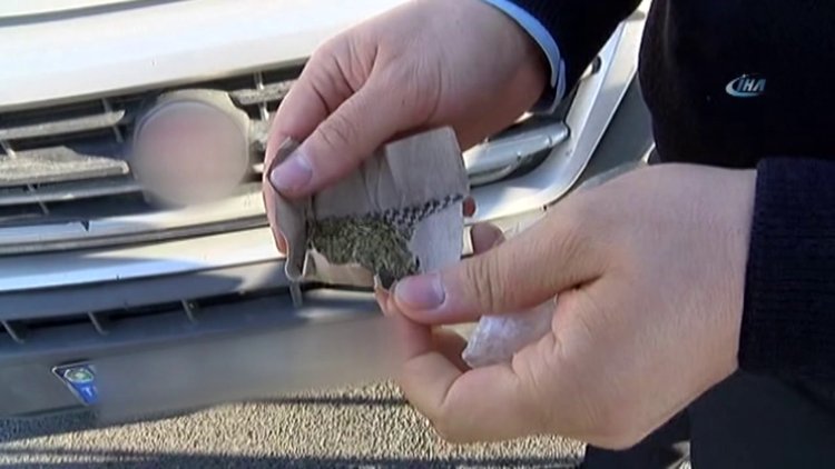 Zincirlikuyu'da "bonzai" etkisindeki servis şoförü direksiyon başında sızdı