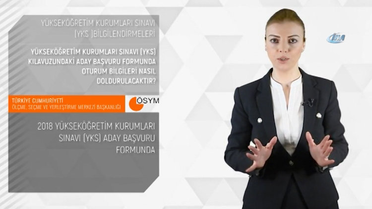 ÖSYM'den 2018-YKS ile ilgili aday bilgilendirme videoları
