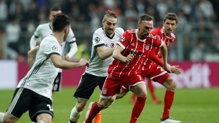 Beşiktaş - Bayern Münih maçından kareler