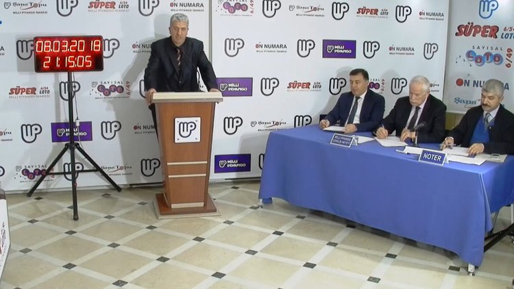 8 Mart 2018 tarihli Süper Loto çekilişi