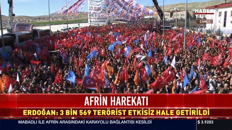 Cumhurbaşkanı Erdoğan'dan son dakika Afrin açıklaması