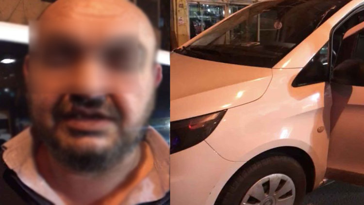 UBER sürücüsünü 10 kişi darp etti