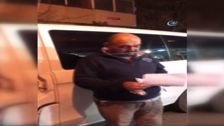 Sarıyer'de UBER sürücüsünü darp edip dişlerini kırdılar