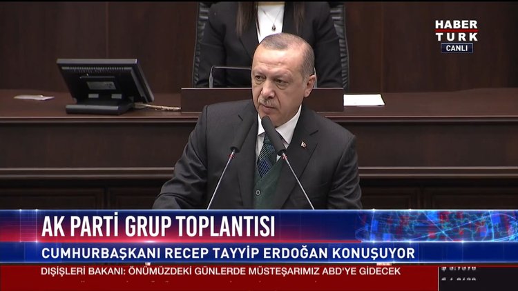 Erdoğan Ak Parti Grup Toplantısında konuştu