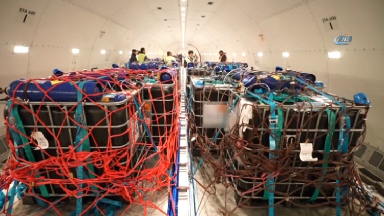 Turkish Cargo, 1 buçuk milyon balığı Umman'a taşıdı