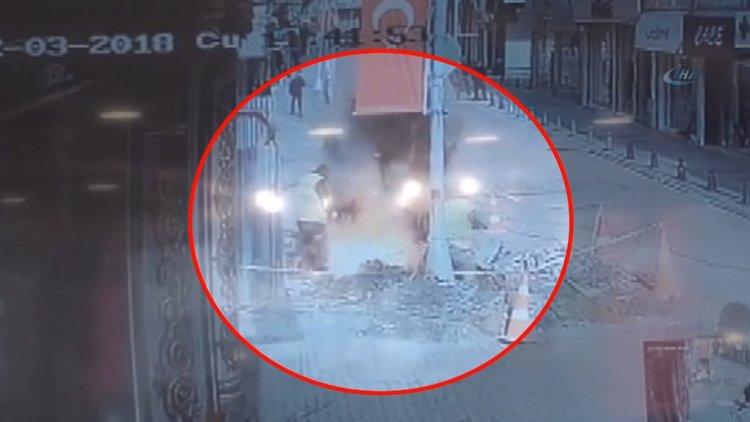 Kazı yapan işçiler ölümden döndü