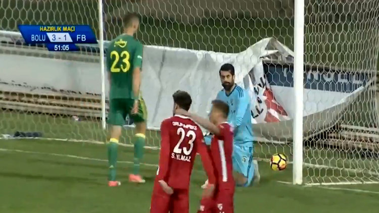 Boluspor'un Fenerbahçe'ye attığı 4. gol