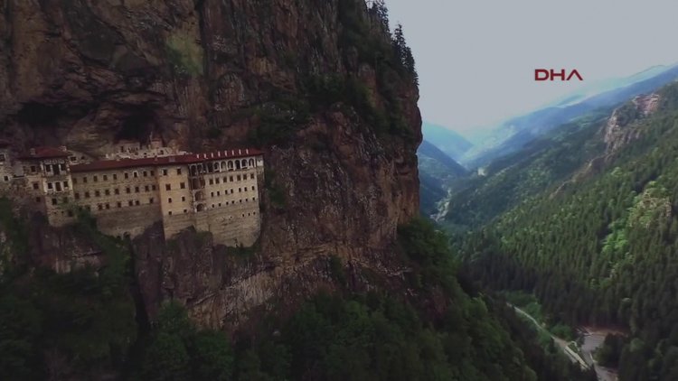 Sümela Manastırı'nda 'çile odaları' gün yüzüne çıkarılıyor