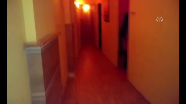 Sauna operasyonu polis kamerasında