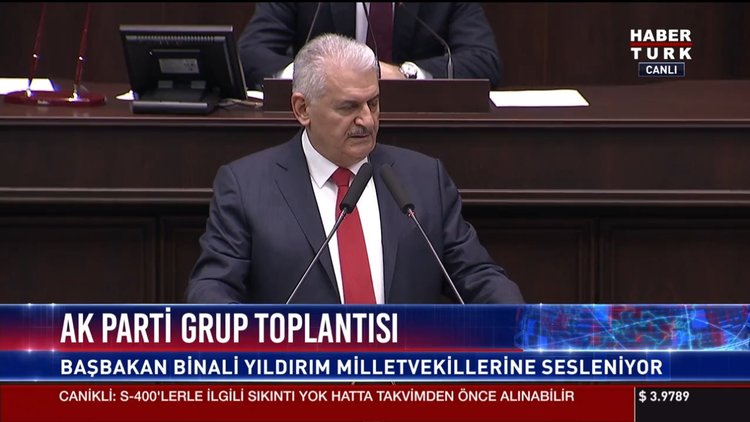 Başbakan Yıldırım Ak Parti Grup toplantısında konuştu