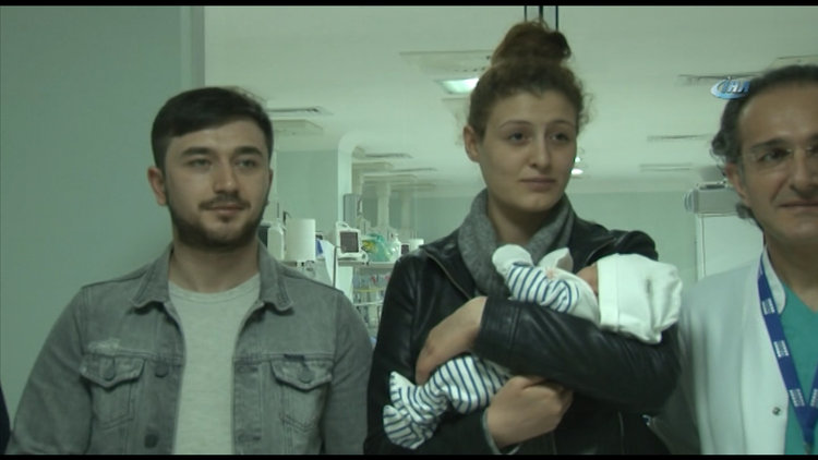 Prematüre bebeğe başarılı beyin ameliyatı