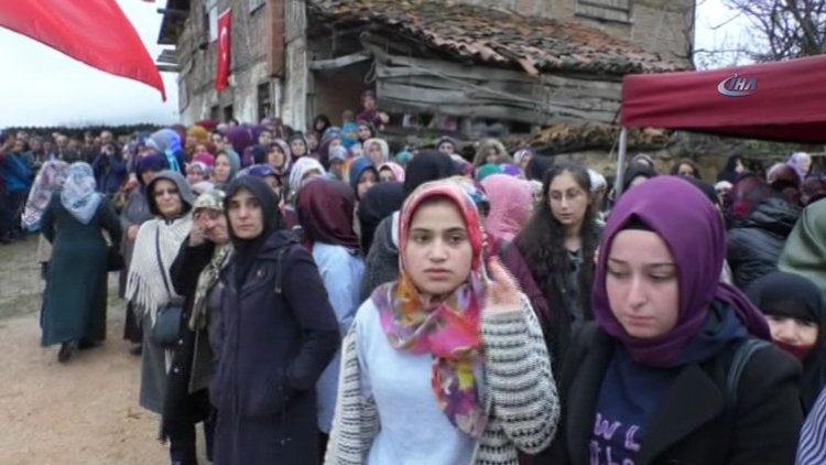 Afrin şehidi son yolculuğuna uğurlandı