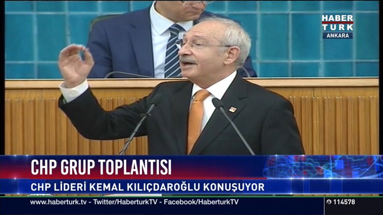 Kılıçdaroğlu CHP Grup Toplantısında konuştu