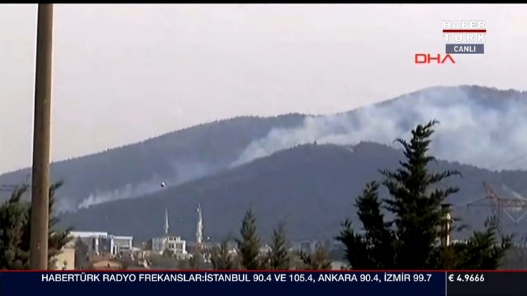 Aydos ormanında yangın çıktı