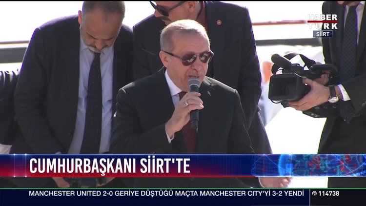 Cumhurbaşkanı Erdoğan Siirt'te