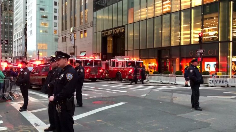 Trump Tower'da yangın çıktı
