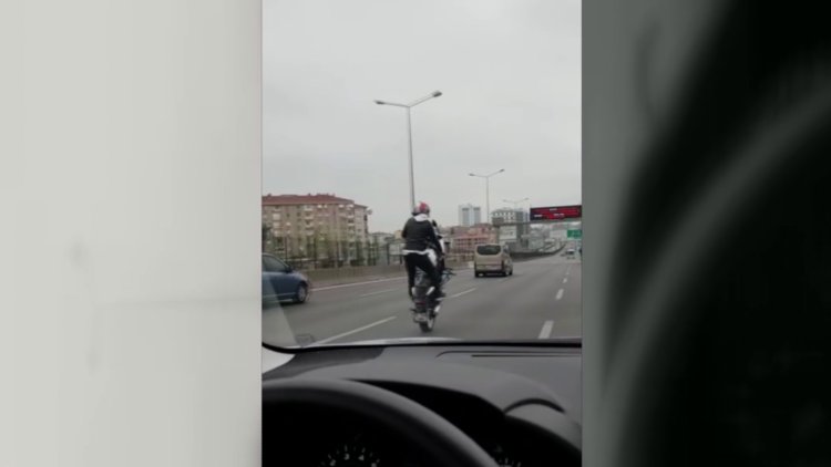 Trafikte tehlikeli hareketler!