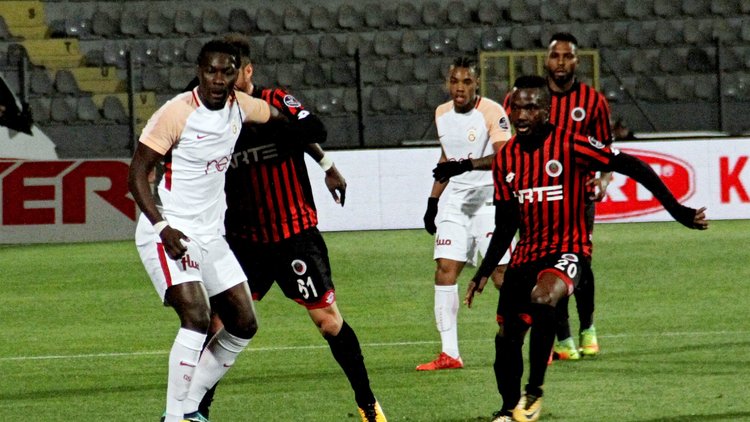 Gençlerbirliği - Galatasaray maçının kareleri