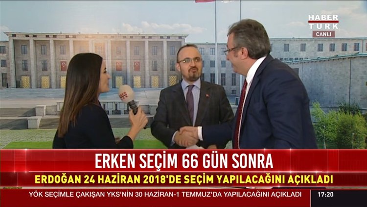 Canlı yayında seçim restleşmesi