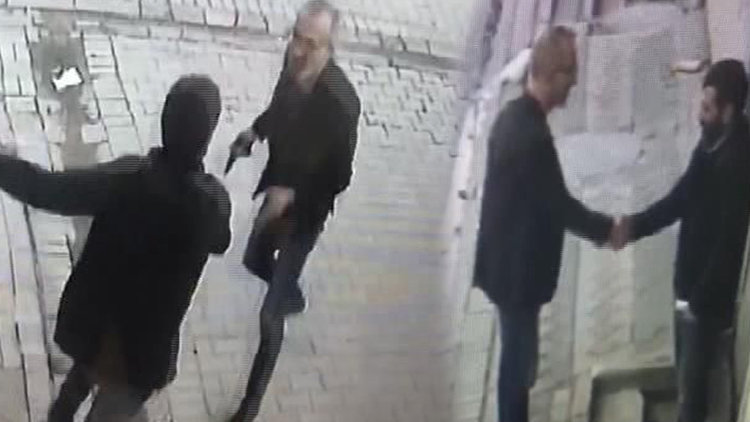 Önce tokalaştı, sonra vurdu!