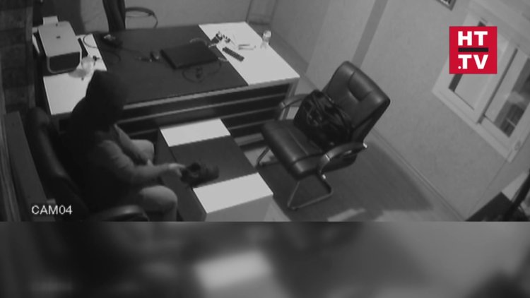 Hırsızın rahatlığı pes dedirtti... O anlar kamerada