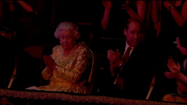 Kraliçe II. Elizabeth'in 92. doğum günü için konserli kutlama