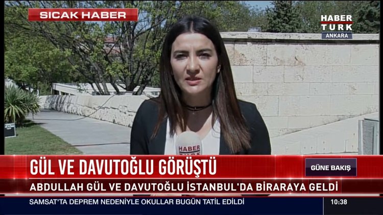 Gül ve Davutoğlu görüştü