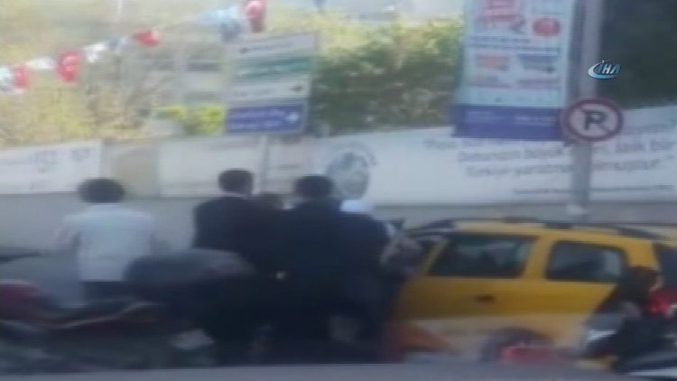 İstinye'de taksici, kadın yolcudan fazla para isteyince ortalık karıştı