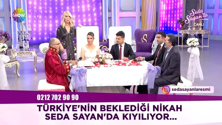 Türkiye'nin beklediği nikah Seda Sayan'da kıyıldı