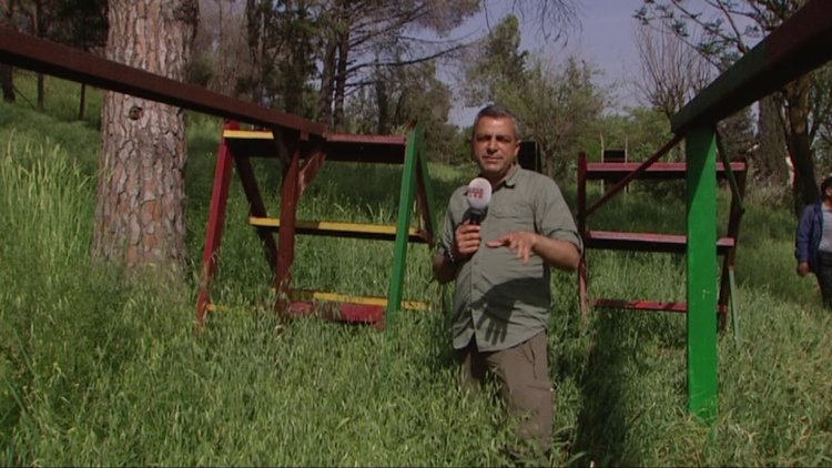 YPG/PKK&#039;nın en büyük kampıydı... Habertürk TV o kampa girdi.... 