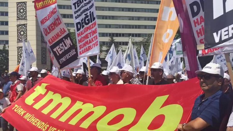 TMMOB yürüyüşü