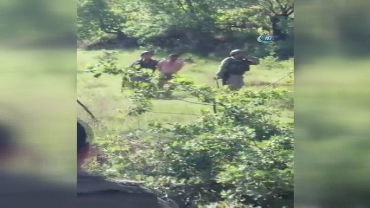 Eruh'ta kırmızı bültenle aranırken yakalanan terörist böyle görüntülendi