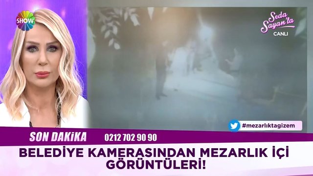 Mezarlık içinden görüntüler!