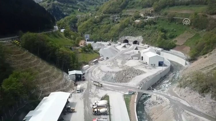 Gümüşhane'de dev proje devam ediyor... Avrupa'nın en uzunu olacak!