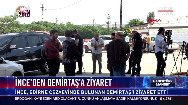 Muharrem İnce, cezaevinde Selahattin Demirtaş'ı ziyaret etti