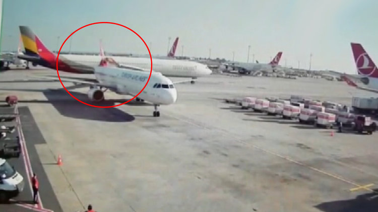 Apronda akılalmaz kaza! 