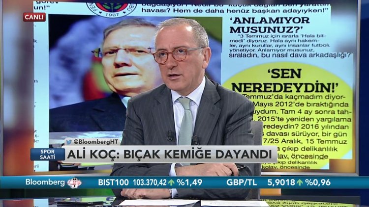 Fatih Altaylı: "Aziz Yıldırım'ın Ali Koç'a minnettar olması gerekirken bu yaptıkları vefasızlıktır." - Part 2 (14.05.2018)
