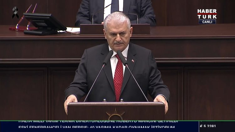 Başbakan Yıldırım grup toplantısında konuştu