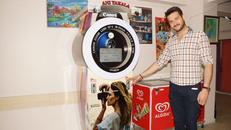 Ankaralı girişimciden selfie otomatı
