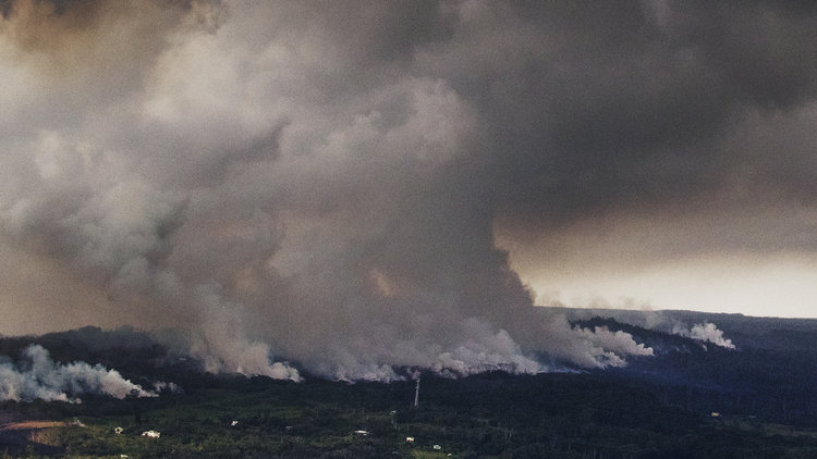 Kilauea Yanardağı yine patladı! 9 bin metre yüksekliğe kül püskürttü