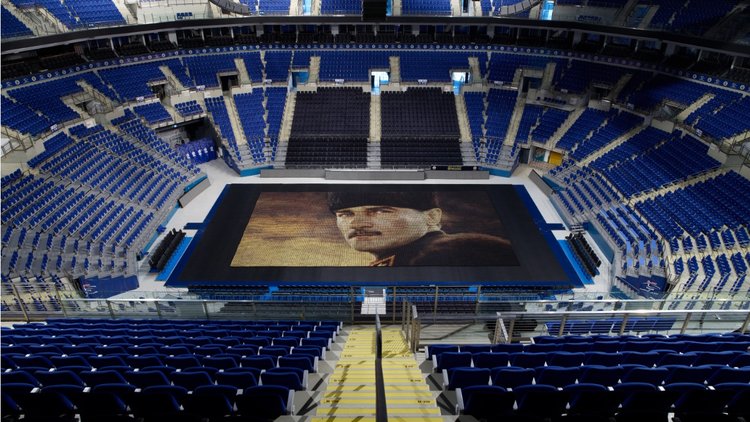 60 bin bardakla Atatürk portresi yapıldı