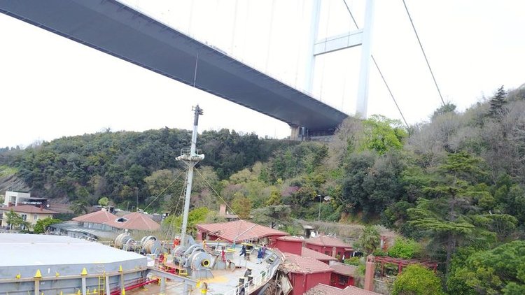 Yalıya çarpan gemi ile ilgili yeni gelişme