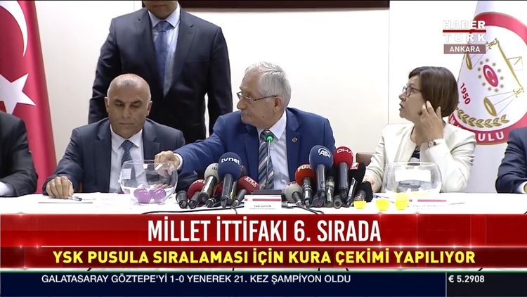 YSK'da kura çekimi