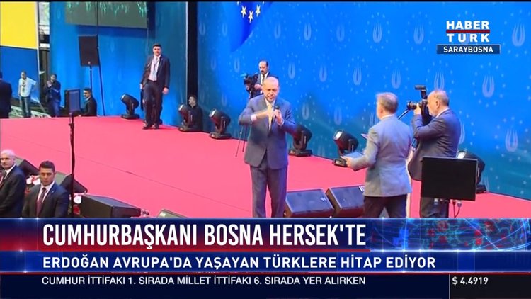 Cumhurbaşkanı Bosna Hersek'te