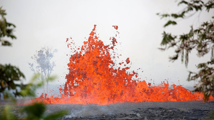 Hawaii&#039;de lavlar fokur fokur kaynıyor!