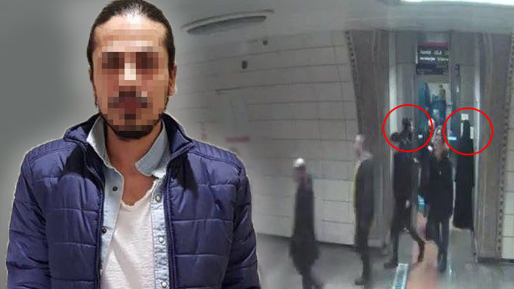 Metroda asansör bekleyen kadına tükürmüştü...